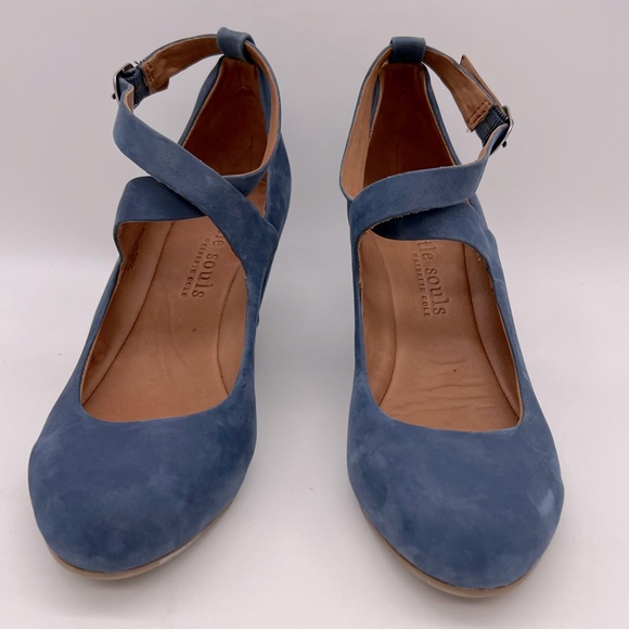 Gentle Souls Womens Funtastic NU Wedge Sapphire Size 7 - Picture 5 of 10